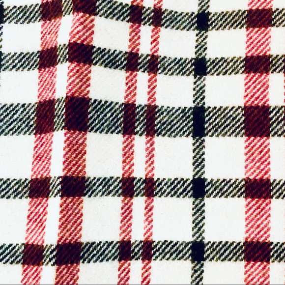 💎Ann Taylor Red & Black Plaid Skirt💎 - Picture 2 of 3